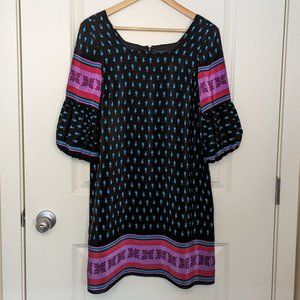 Anna Sui Silk Shift Dress